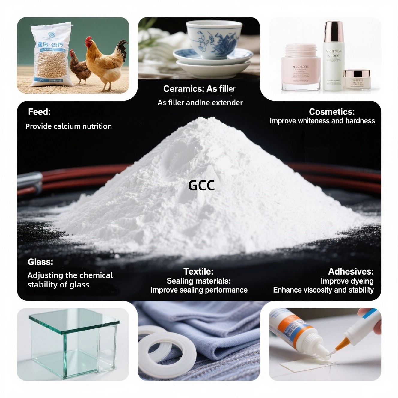 Application of heavy calcium