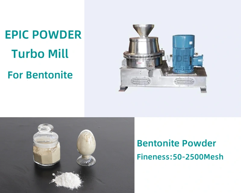 Turbo mill for Bentonite