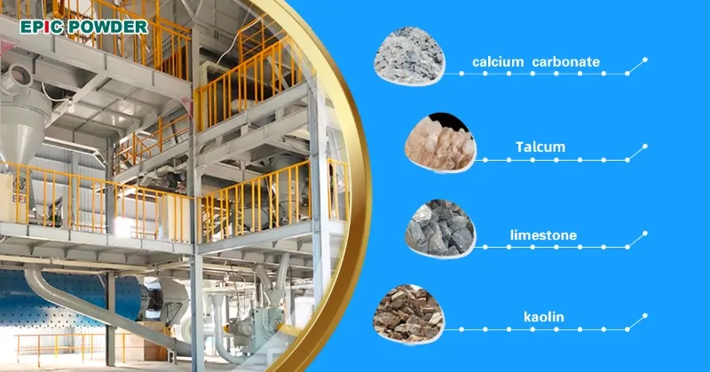 Ball mill for talc powder